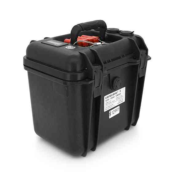 Литий-железо-фосфатный аккумулятор LiFePO4 12.8V 100AH (4S1P/BMS-50A), (395х230х175), 9,5кг, до 3000 циклов Киев