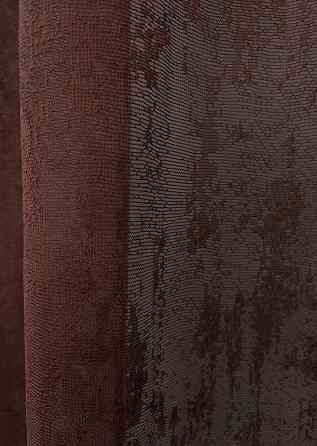 Тюль VR-Textil 1406т Мармур Жакард Шоколадний 400х270 см (42-1214) Київ