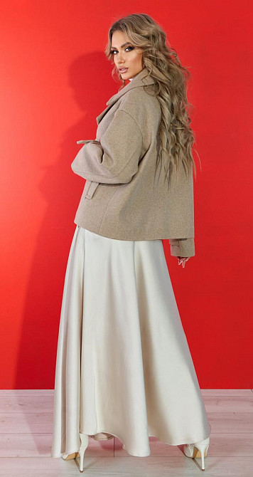 Укорочене пальто з красивим коміром (46) Київ - фото 6