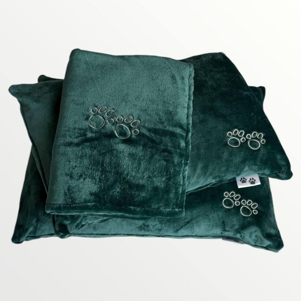 Ecotton Комплект Ecotton For Pets Lux дорожня подушка для домашніх тварин Atlantic зелений Коломия - фото 5