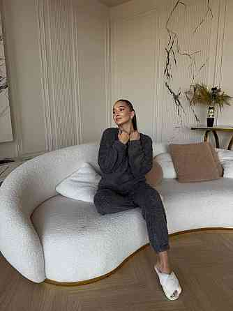 Женская махровая пижама Teddy Графит 42/46 Харьков