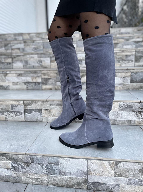 Nivelle Чоботи жіночі NIVELLE сірі замша натуральна зимові 37р. (3889) Коломыя - изображение 8