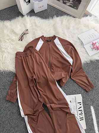 Жіночий прогулянковий костюм-двійка: кофта та штани трикотаж Моко, 46/48 Одеса