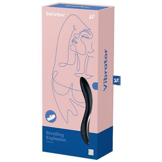 Вібратор із перлинною стимуляцією точки G Satisfyer Rrrolling Explosion Black Sex Aura Київ - фото 7