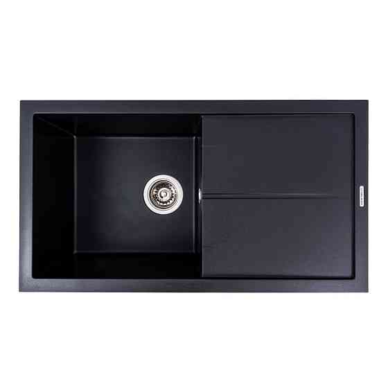VALESO Гранітна мийка для кухні VALESO SOLID 7843 матова Чорний Киев