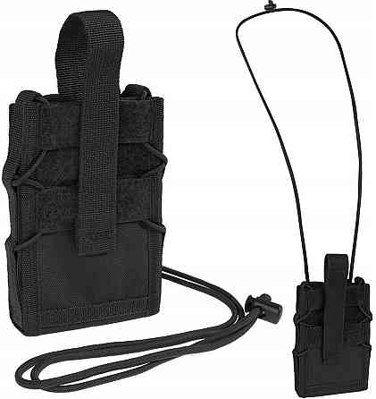 Тактический Подсумок для смартфона и документов с системой Molle и ремнем Mil-Tec от Sturm (13492002) Black Нововолынск
