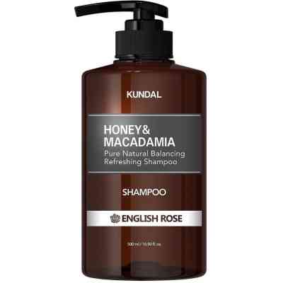 Шампунь Kundal Honey &amp; Macadamia Nature Shampoo English Rose 500 мл (8809568740487) Вінниця