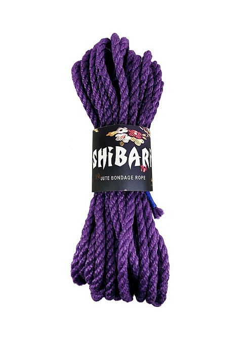 Джутовая веревка для Шибари Feral Feelings Shibari Rope, 8 м сиреневая Sex Aura Киев - изображение 1