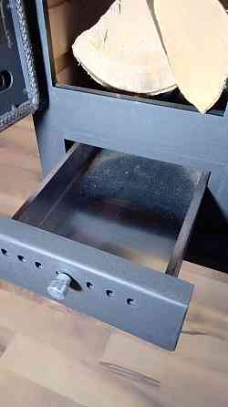 Піч-кухня на дровах Hosseven 4014 з духовкою та варильною поверхнею 8 кВт до 60 м2 опалювально-варильна піч Туреччина Київ