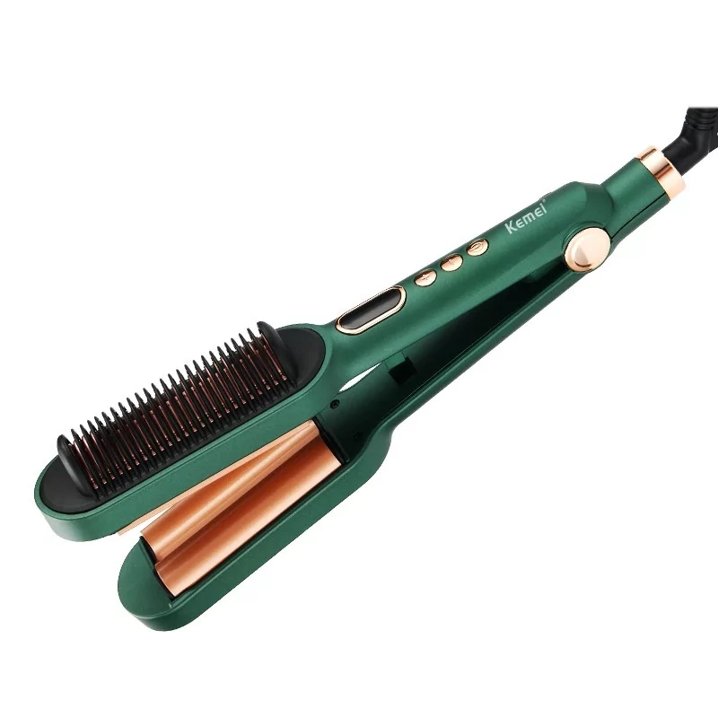 Керамічна плойка стайлер Kemei Km-2237 з іонізацією (Бірюзовий) Київ - фото 1