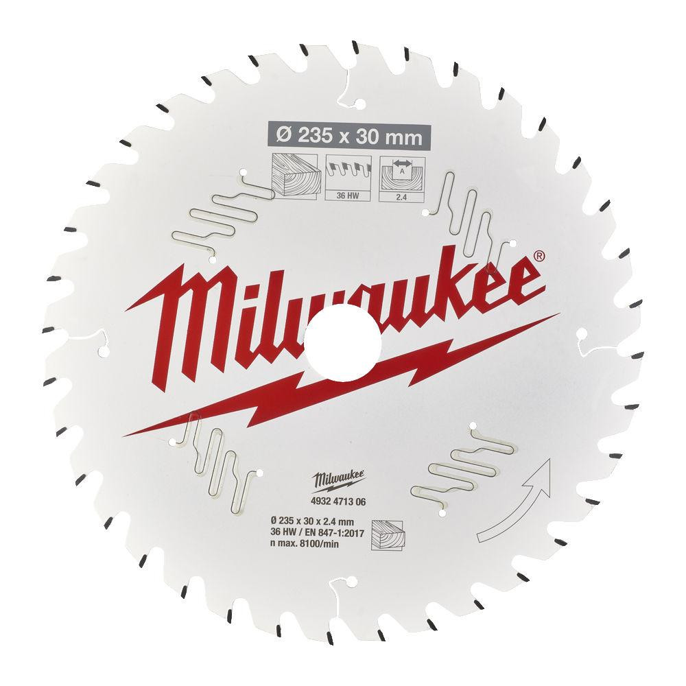 Диск пиляльний PFTE MILWAUKEE, O235х30х2,4мм, 36 зуб. Одесса - изображение 2