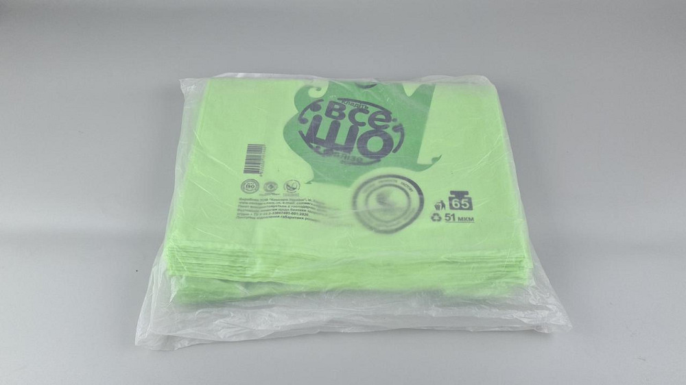 Пакет майка полиэтиленовая 34*58 ПАКУНЧИК ЗЕЛЕНЫЙ (51мик)  (100 шт) Харьков - изображение 2