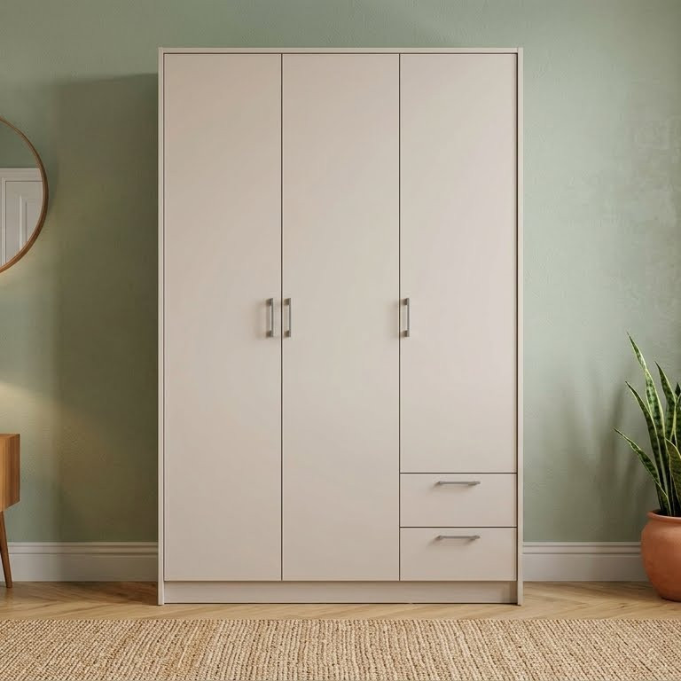Шкаф для одежды Doros Ронди Кашемир 3 ДСП 121х52х195 (80738472) (DRS-012185) Львов - изображение 1