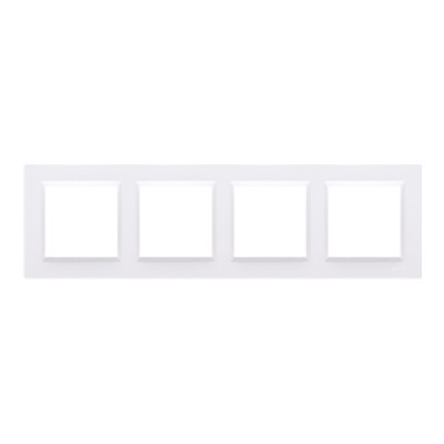 Рамка Simon 4x, біла (CR4/11) Вінниця - фото 1