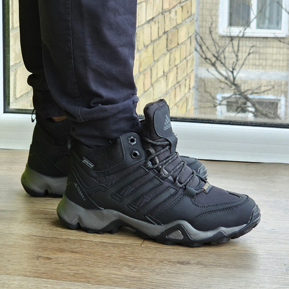 Зимові Кросівки Adidas Terrex Swift з Хутром Чорні Чоловічі Адідас Гортекс (розміри: 41,42,43,44,46) - 00-6 Дніпро - фото 7