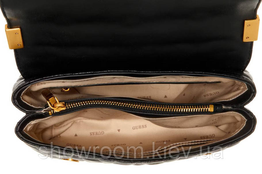 Жіноча сумочка Guess на плече (787080) чорна Київ - фото 2
