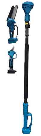 BX-3320 Акумуляторний набір 2в1: секатор + ланцюгова пила, 48В, 4Ач, телескопічна штанга до 3 м Одеса