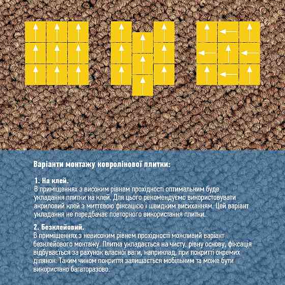 Плитка під ковролін шоколадного кольору Київ