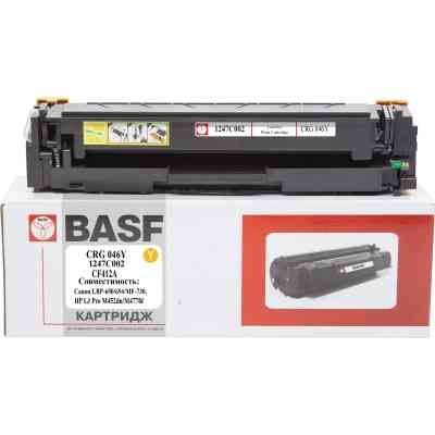 Картридж BASF Canon 046, LBP-650, HP LJ Pro M452dn аналог 1247C002/046Y/CF (BASF-KT-CRG046Y-U) Вінниця