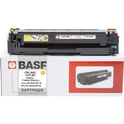 Картридж BASF Canon 046, LBP-650, HP LJ Pro M452dn аналог 1247C002/046Y/CF (BASF-KT-CRG046Y-U) Вінниця - фото 1
