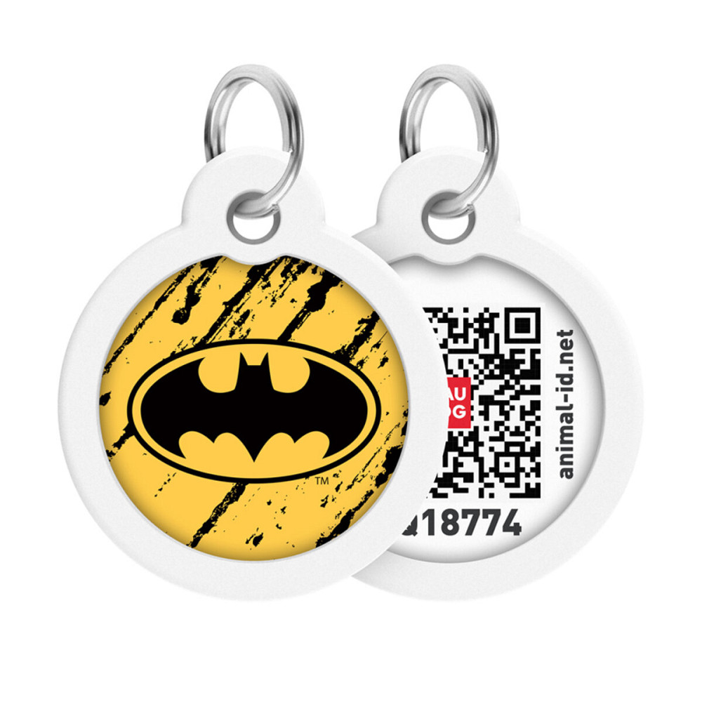 Адресник для собак и кошек металлический WAUDOG Smart ID с QR паспортом, рисунок 