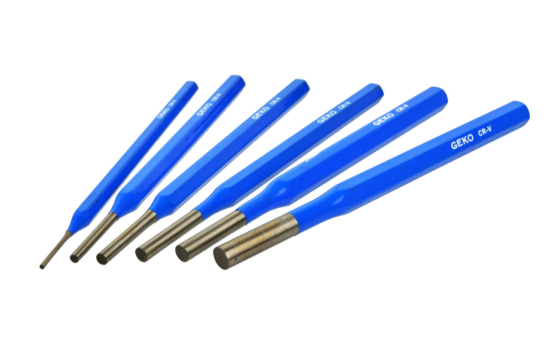 Набір зубил/пробийнтків 12 одиниць CR-V GEKO G38550 Чернігів