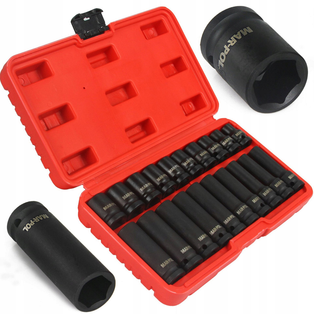 Набор ударных торцевых головок 1//2