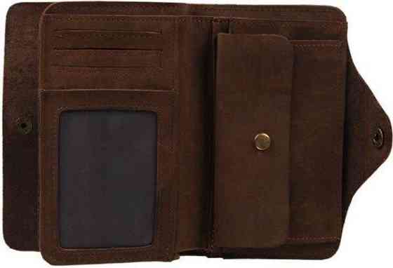 Кошелек мужской Коричневый (Vintage) Киев