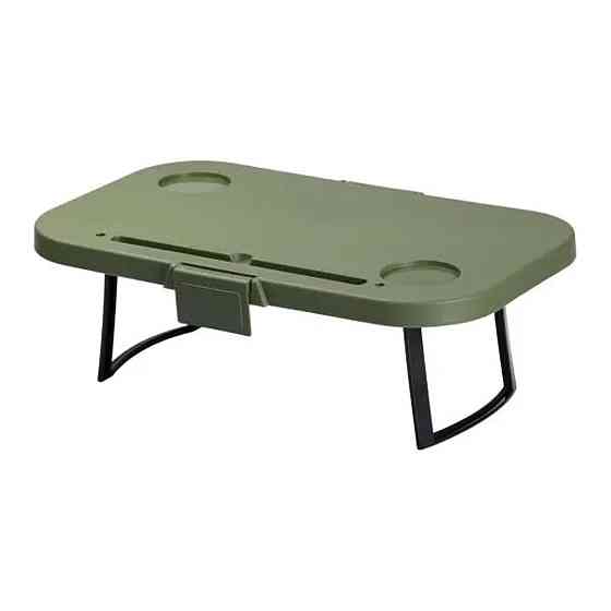 Lugi Складний кошик для пікніка з кришкою-столиком 44.8х26х14 см Зелений SJ-0120GR Коломыя