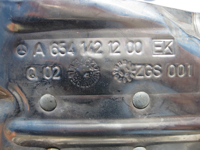 Mercedes-Benz  A6541421200 Захисний екран фільтра сажі двигуна OM654 R4 2.0 Diesel OM656 R6 3.0 E-Class W213 C238 S-Class W222 Одеса - фото 3