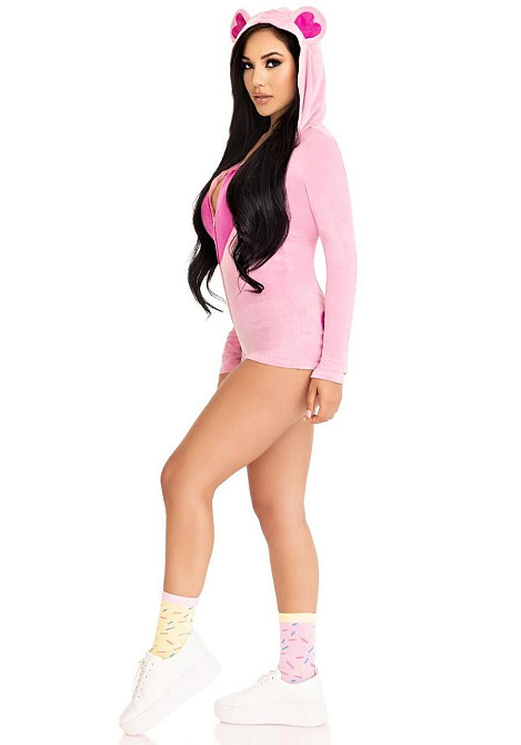 Комбінезон «Солодкий ведмедик» Leg Avenue Sweetheart Bear Velvet Romper XS Sex Aura Київ - фото 7