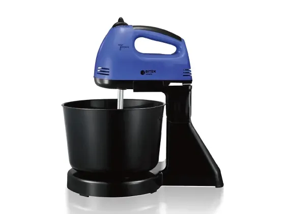 Міксер стаціонарний 250 Вт металева чаша BITEK BT-6637B багатофункціональний комбайн міксер PT Одеса