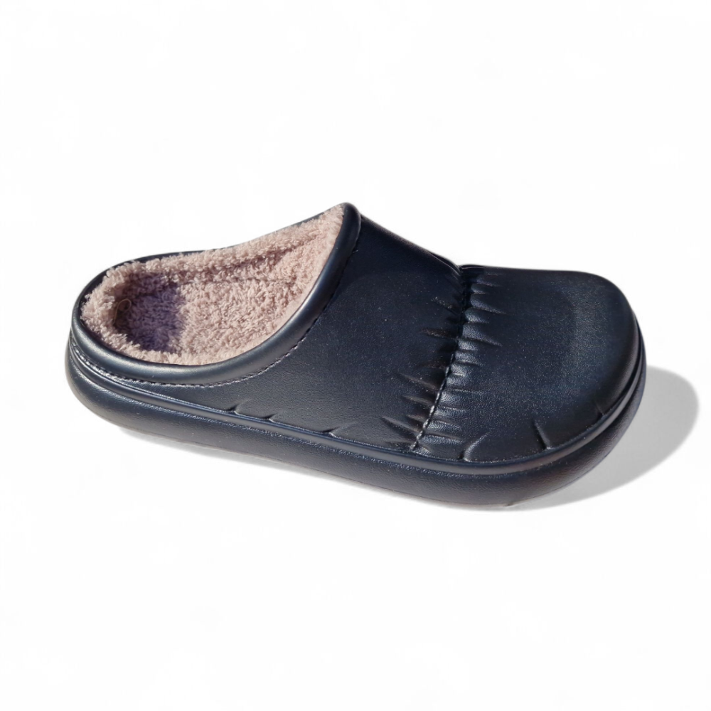 Тапочки женские галоши без задника теплые черные подростковые Одесса - изображение 2