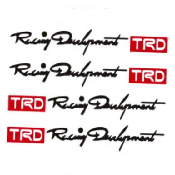 Наклейки на ручки авто Trd номер 7 Чёрная. Київ