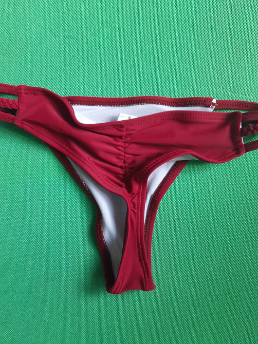 Купальные плавки для женщин 40 бордовый Киев - изображение 3