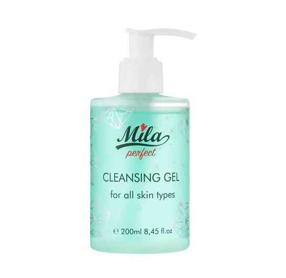 Гель для очищення всіх типів шкіри Fase cleansing gel Mila perfect 200 мл Київ