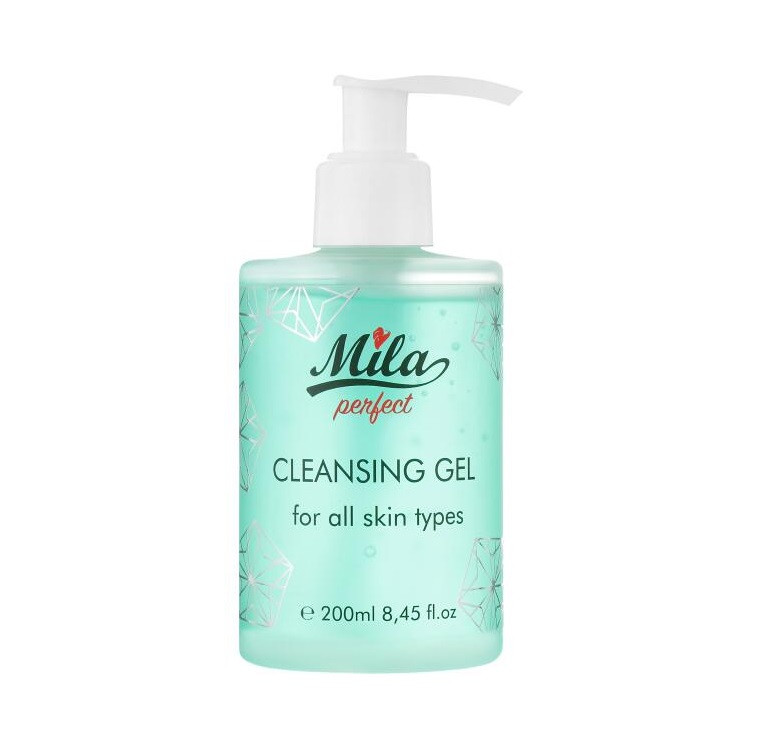 Гель для очищення всіх типів шкіри Fase cleansing gel Mila perfect 200 мл Київ - фото 2