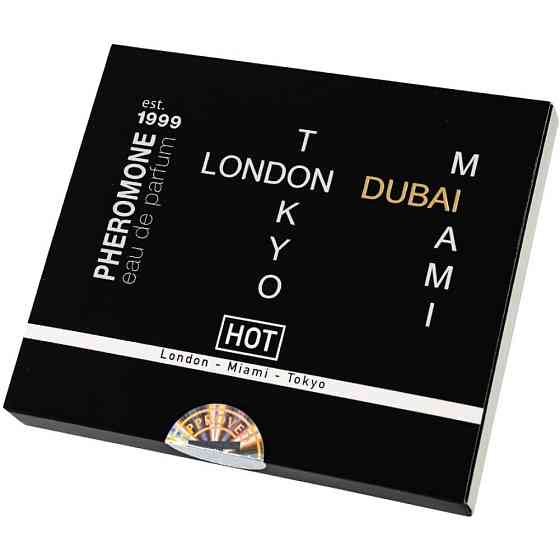 Набір парфумів для чоловіків з феромонами HOT LMTD Pheromone Perfume Мen, 4x5 мл Sex Aura Київ