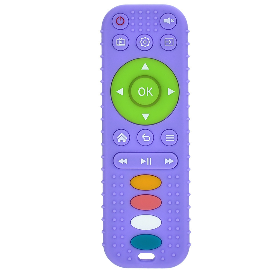 Дитячий прорізувач "Пульт" SD-44(Violet) фіолетовий, текстурний, 16 см Вінниця - фото 1