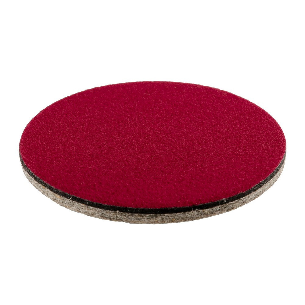 Круг полірувальний MASTERTOOL на липучці з натуральної повсті жорсткий вологостійкий 6 мм Ø 125 мм набір 5 шт 08-9612 Коломыя - изображение 2