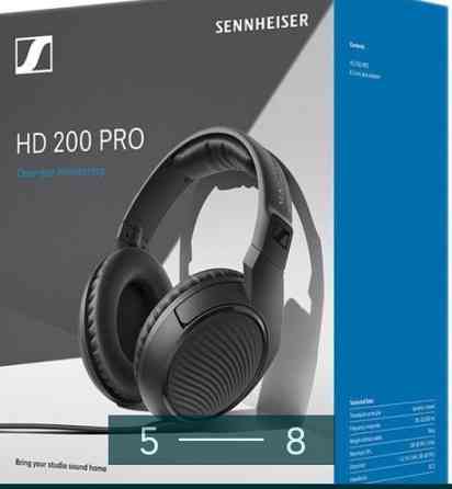 Навушники Sennheiser HD 200 pro. Киев