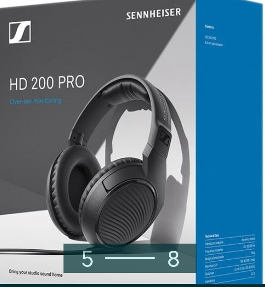 Навушники Sennheiser HD 200 pro. Київ - фото 4