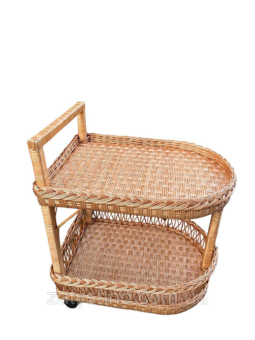 Стіл-підставка плетений на колесах Київ - фото 1