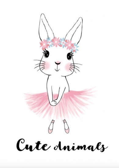 Постер в деревяном подрамнике Зайка 30х40 см Винница - изображение 2