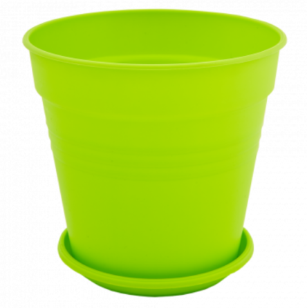 Вазон Глорія з підставкою 18,5*18см світло-зелений Алеана Житомир