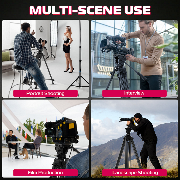Штатив Ulanzi MT-81 Tripod (80-155cm) Black Одеса - фото 8