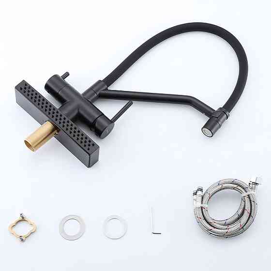 Смеситель для кухни под фильтр GAPPO G4098-6 гибкий с функцией 