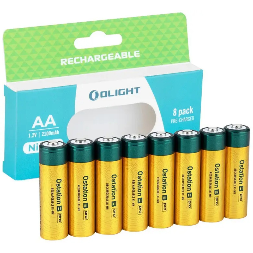 Набір акумуляторів Olight B Pro AA 2100 mAh. 8 шт Рівне - фото 4