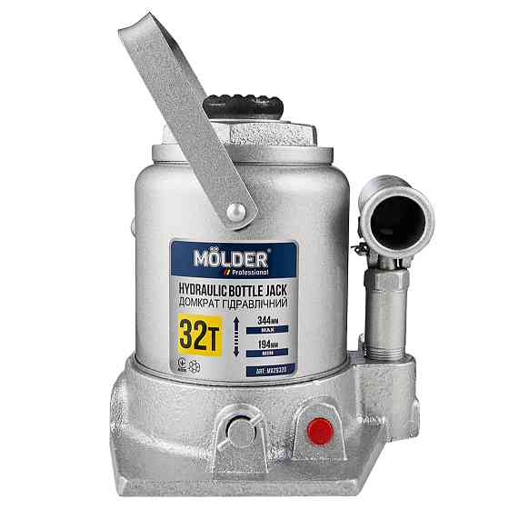 Домкрат гідравлічний пляшковий Molder 32т 194-344мм Львів