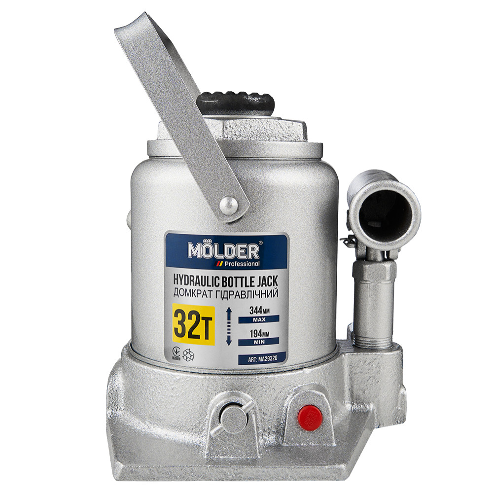 Домкрат гідравлічний пляшковий Molder 32т 194-344мм Львів - фото 1
